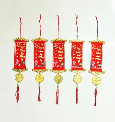 Dây lộc treo trang trí tết Vạn sự như ý (5 cái)