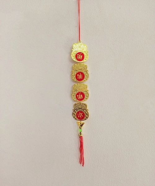 Dây lộc treo trang trí tết Túi vàng sung túc (bộ 5 dây)