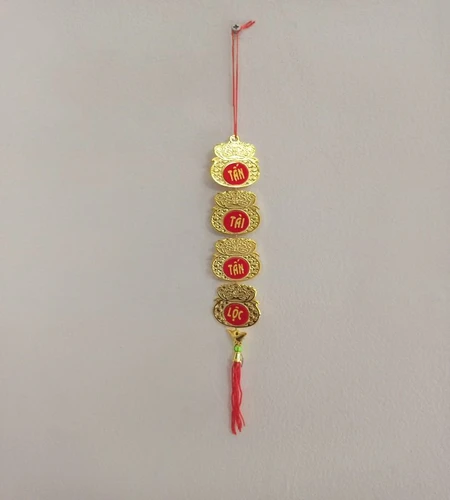 Dây lộc treo trang trí tết Túi vàng sung túc