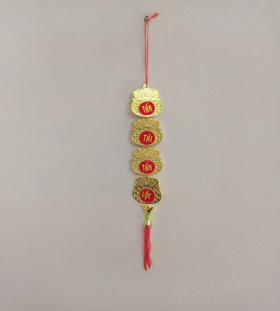 Dây lộc treo trang trí tết Túi vàng sung túc