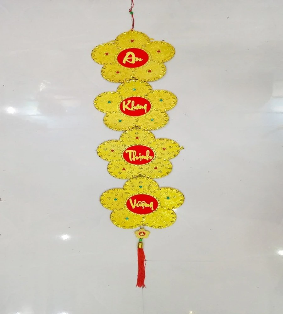 Dây lộc treo trang trí tết An Khang Thịnh Vượng mẫu 1