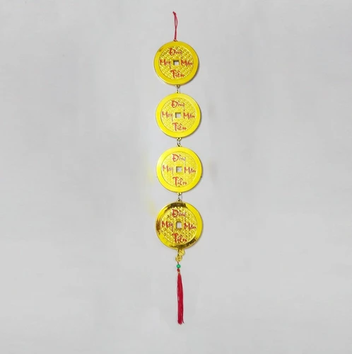 Dây Liễn Đồng tiền vàng trang trí tết