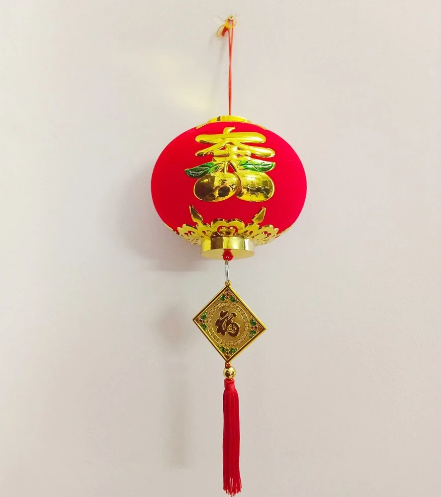 Dây lộc treo trang trí tết Lồng đèn đỏ