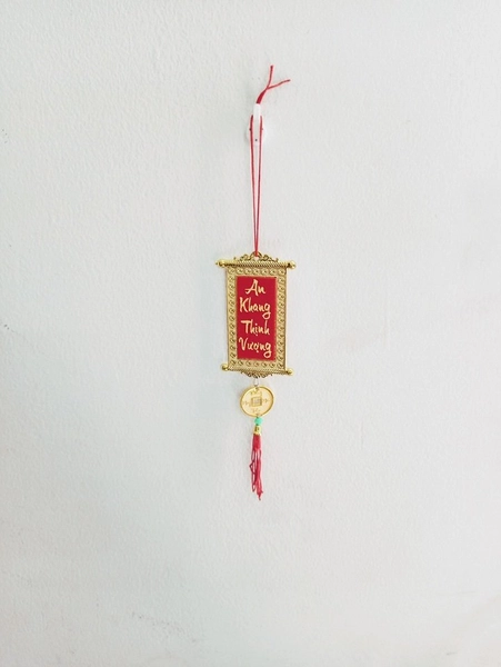 Dây lộc treo trang trí tết Chúc mừng năm mới - An khang thịnh vượng (bộ 10 dây)