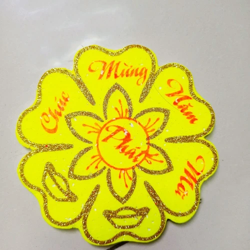 Bộ hoa mai xốp trang trí tết mẫu