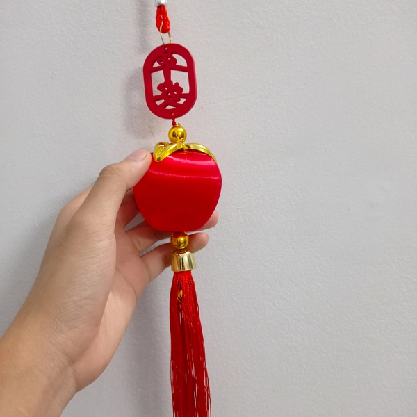 Lộc treo Táo đỏ sung túc trang trí tết