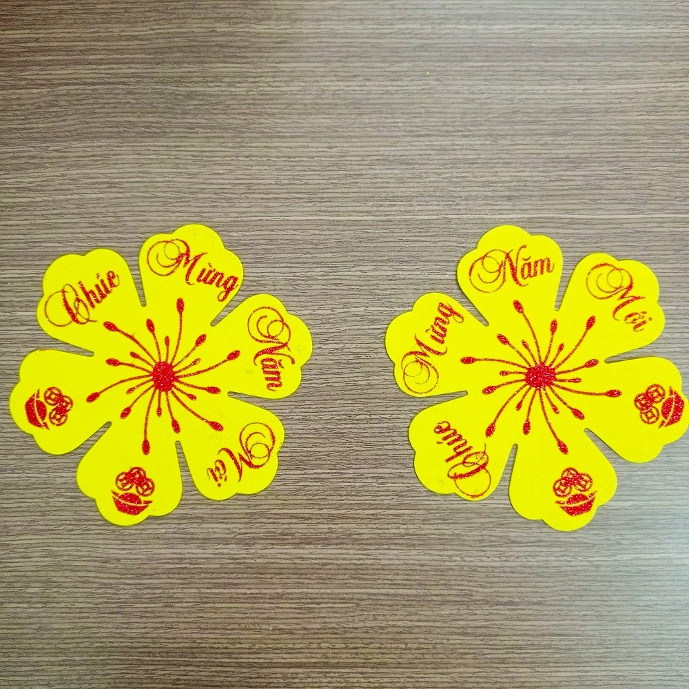 Bộ 2 Bông Mai Dẻo 18cm Trang Trí Tết