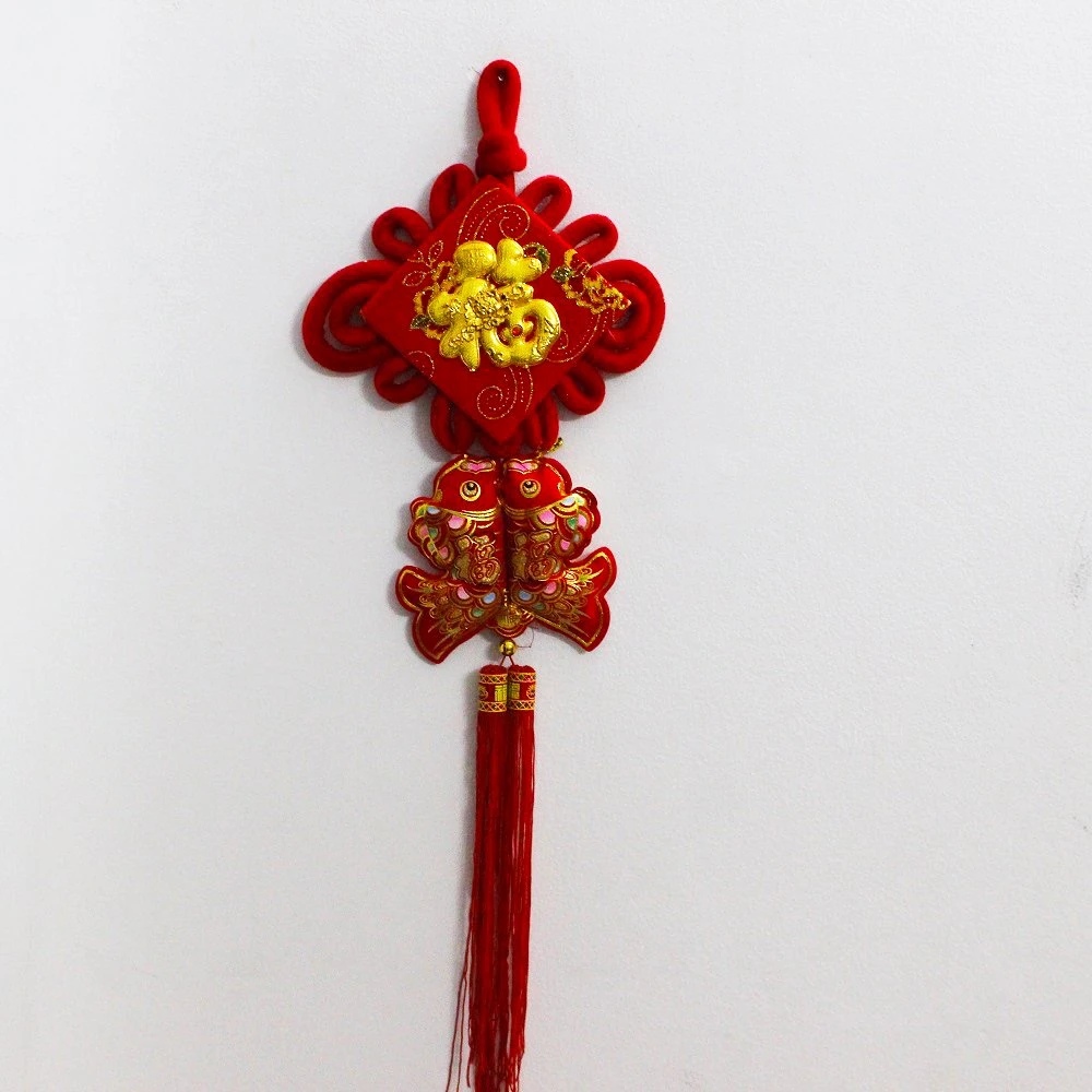 Liễn Chữ Phúc Cá Chép Đỏ Trang Trí Tết 05