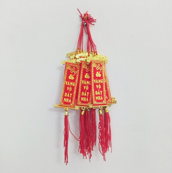 Liễn Đỏ Mini Chữ Phúc Vàng Vô Đầy Nhà Trang Trí Tết