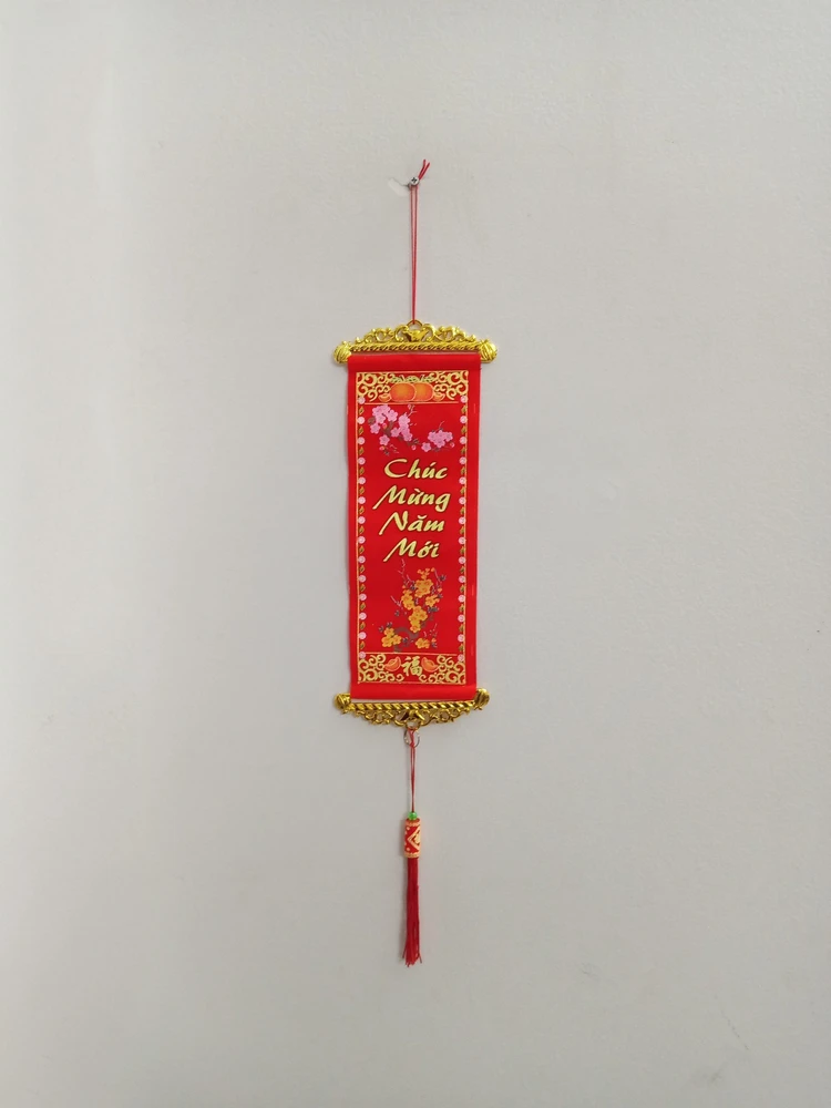 Liễn Treo Trang Trí Tết Chúc Mừng Năm Mới (Loại Lớn 5 Dây)