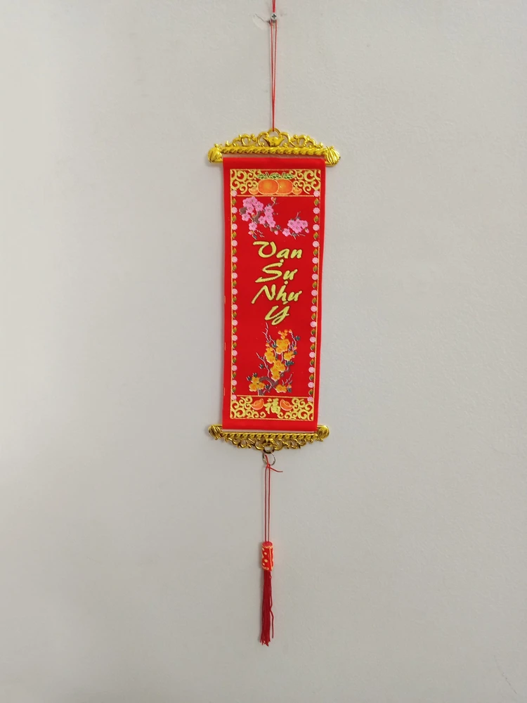 Liễn treo Vạn Sự Như Ý trang trí tết (Loại lớn 5 dây)