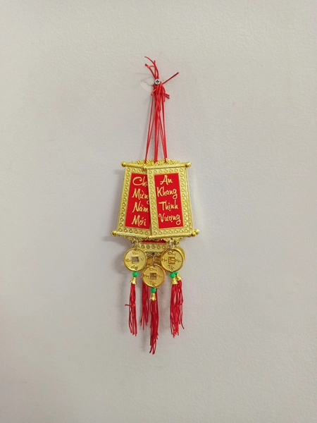 Dây lộc treo trang trí tết Chúc mừng năm mới - An khang thịnh vượng (bộ 10 dây)