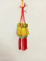 Combo 5 dây lộc treo pháo bông vàng mini 02