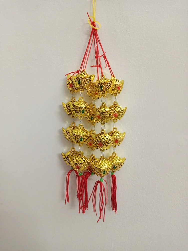 Dây vàng lưới tài lộc trang trí tết 01