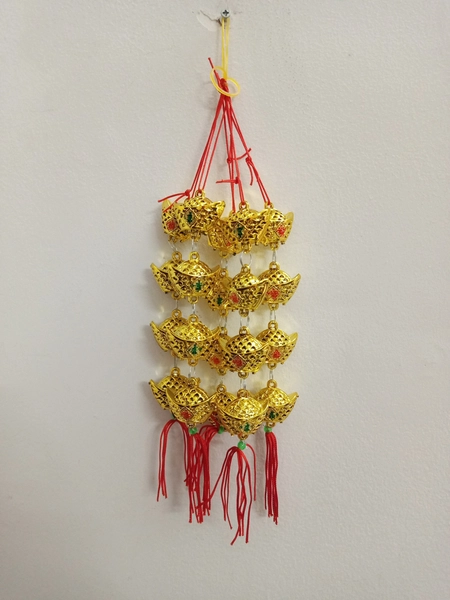 Combo 5 dây vàng lưới tài lộc trang trí tết 01