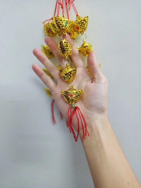 Combo 5 dây vàng lưới tài lộc trang trí tết 01