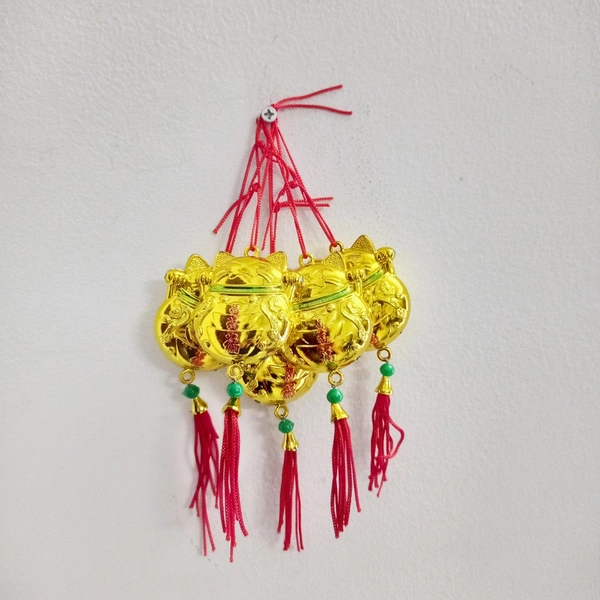 Combo 5 dây lộc treo Mèo may mắn trang trí tết