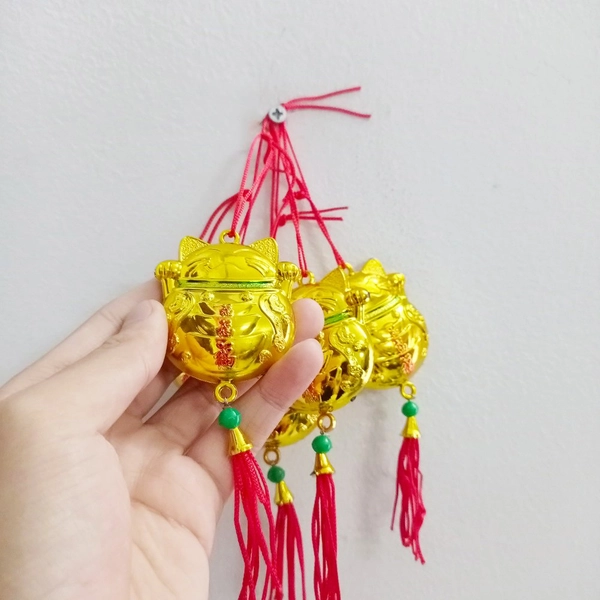 Combo 5 dây lộc treo Mèo may mắn trang trí tết