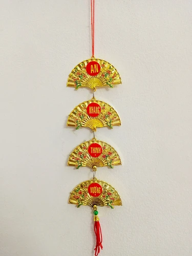 Lộc treo quạt vàng Mã đáo thành công