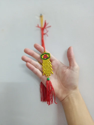 Dây lộc treo pháo bông vàng mini 02