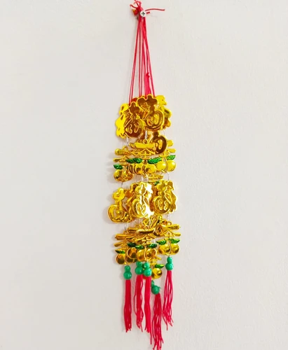 Dây lộc đại cát chữ vàng trang trí tết