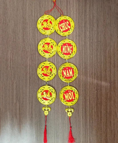 Dây lộc Đồng tiền vàng trang trí tết 08