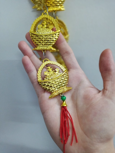 Dây lộc treo trang trí tết Giỏ vàng sung túc