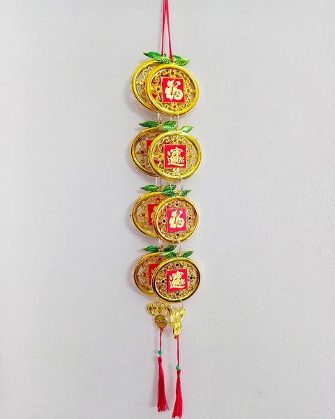 Dây Lộc treo trang trí tết Trái quýt vàng (2 dây)