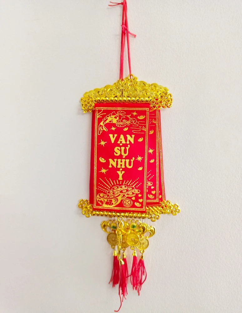 Liễn câu chúc trang trí tết Vạn sự như ý 09