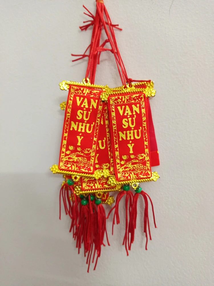 Liễn mini trang trí tết Vạn sự như ý 14