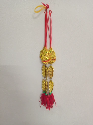 Lộc treo trang trí tết Thần tài và xâu tiền vàng