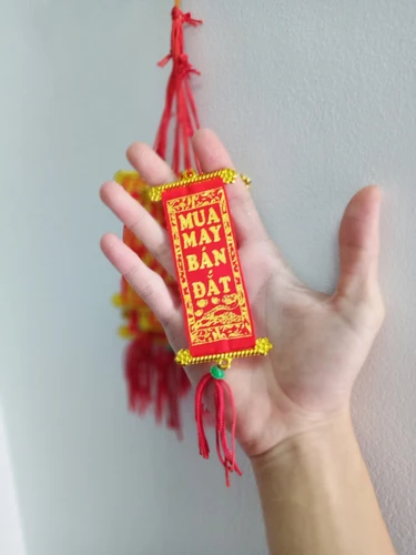 Dây liễn mini câu chúc tết trang trí nhà 04