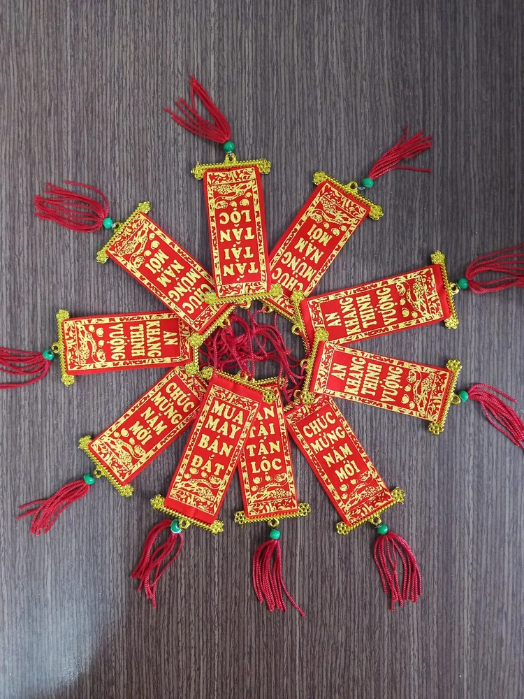 Dây liễn mini câu chúc tết trang trí nhà 04