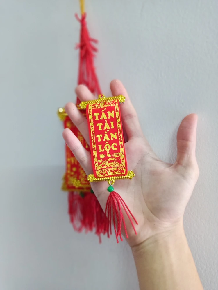 Dây liễn mini câu chúc tết trang trí nhà 04