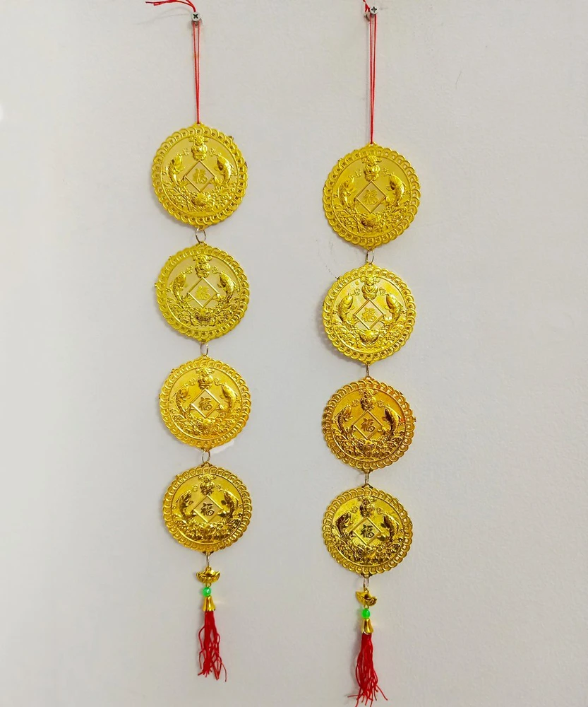 Dây lộc treo Đồng tiền cá vàng 29
