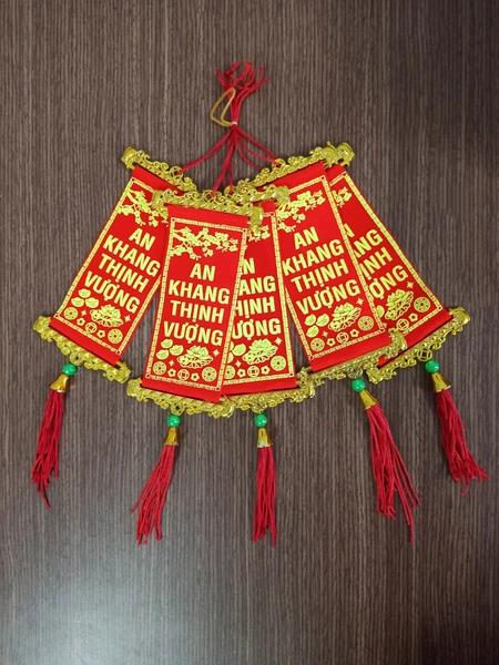 Liễn mini hoa mai vàng An khang thịnh vượng