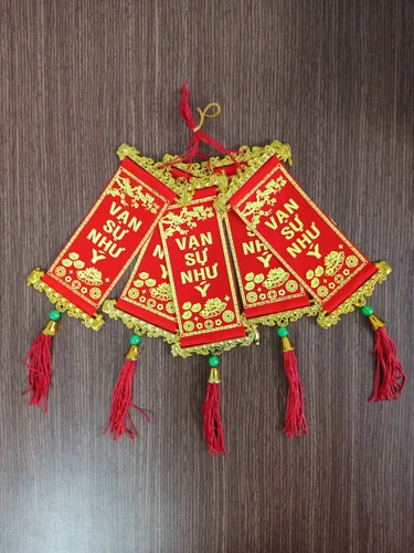 Liễn Mini Hoa Mai Vàng Vạn sự như ý