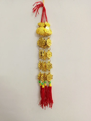 Lộc treo trang trí tết Túi vàng và dây tiền xu may mắn
