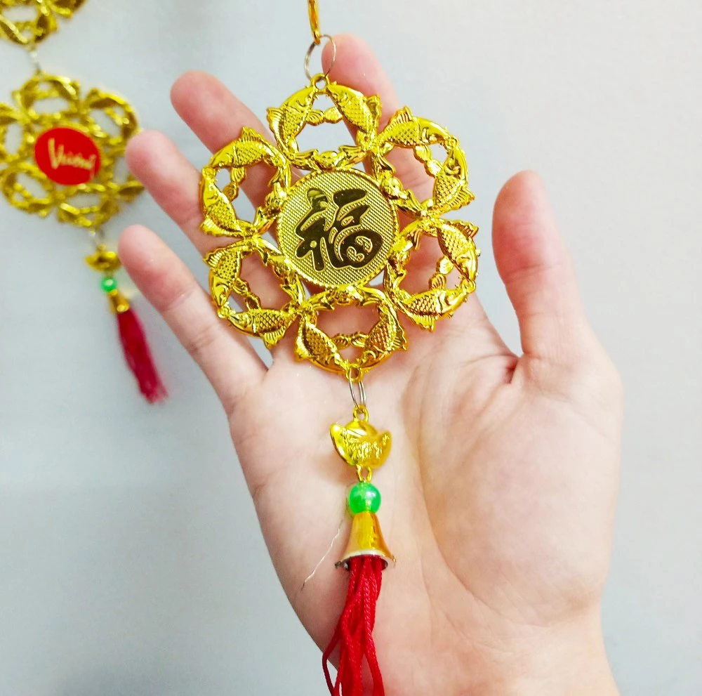 Lộc treo trang trí tết Cá vàng Chúc mừng năm mới-Vạn sự như ý