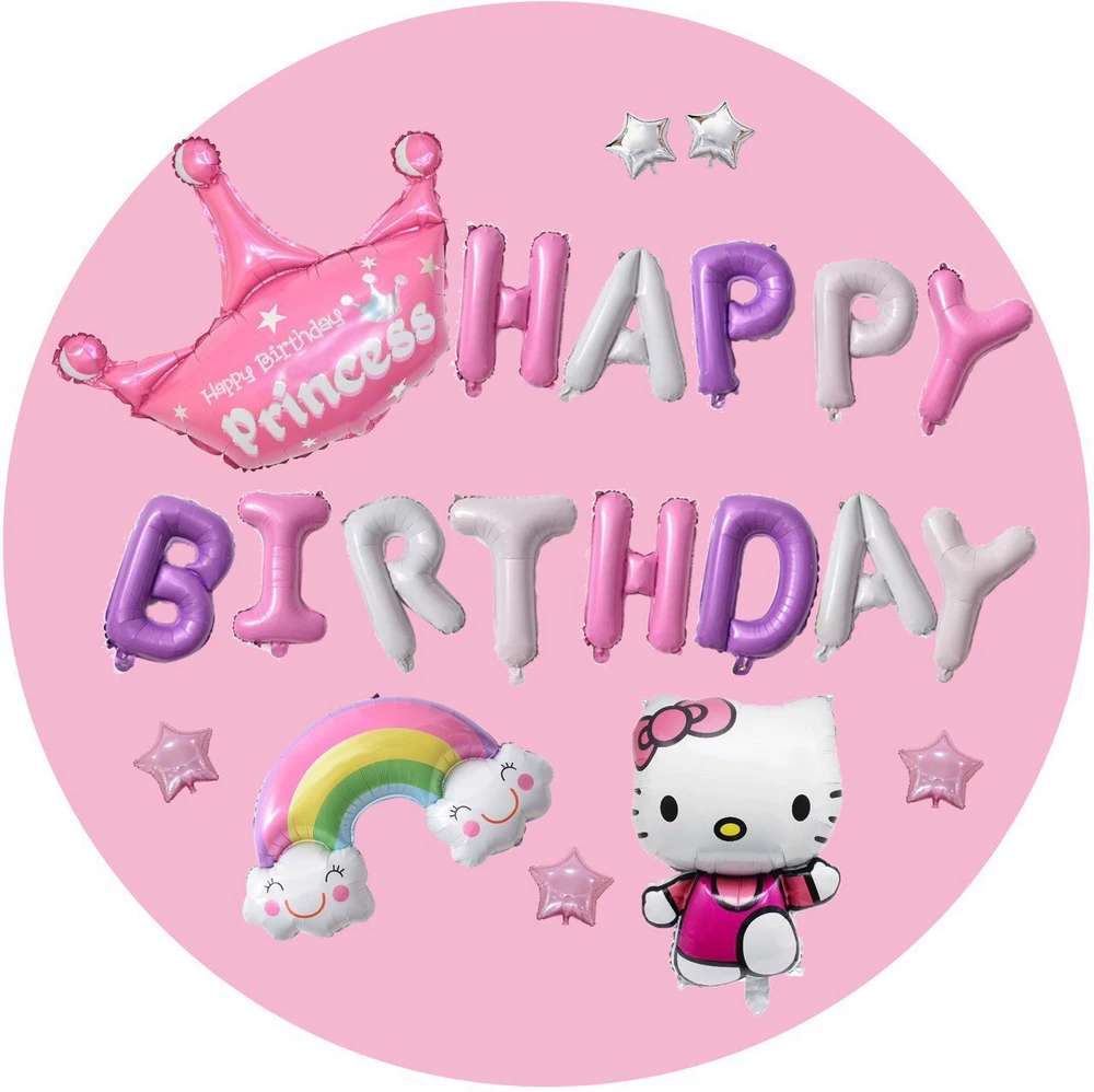 Set Bóng Trang Trí Sinh Nhật Happy Birthday tiểu công chúa 02