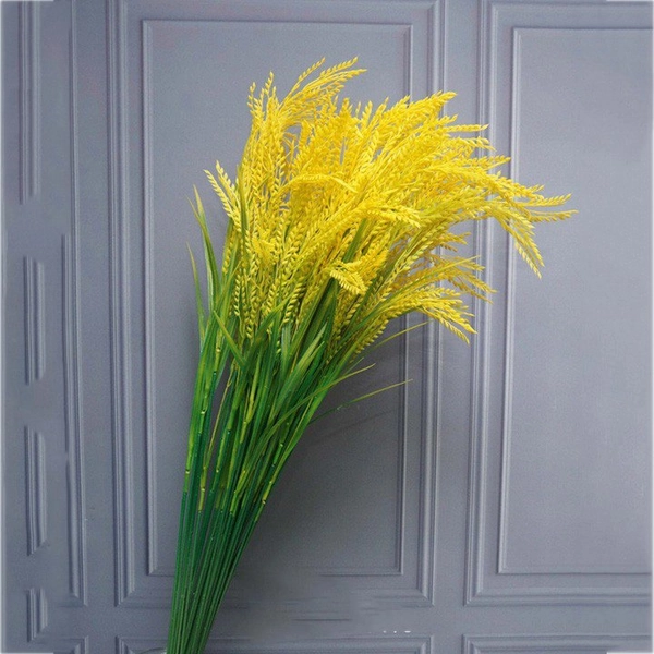 Bông lúa vàng trang trí tết (1 cành 70cm)