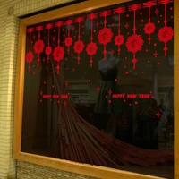 Decal tết happy new year và lộc treo may mắn 2