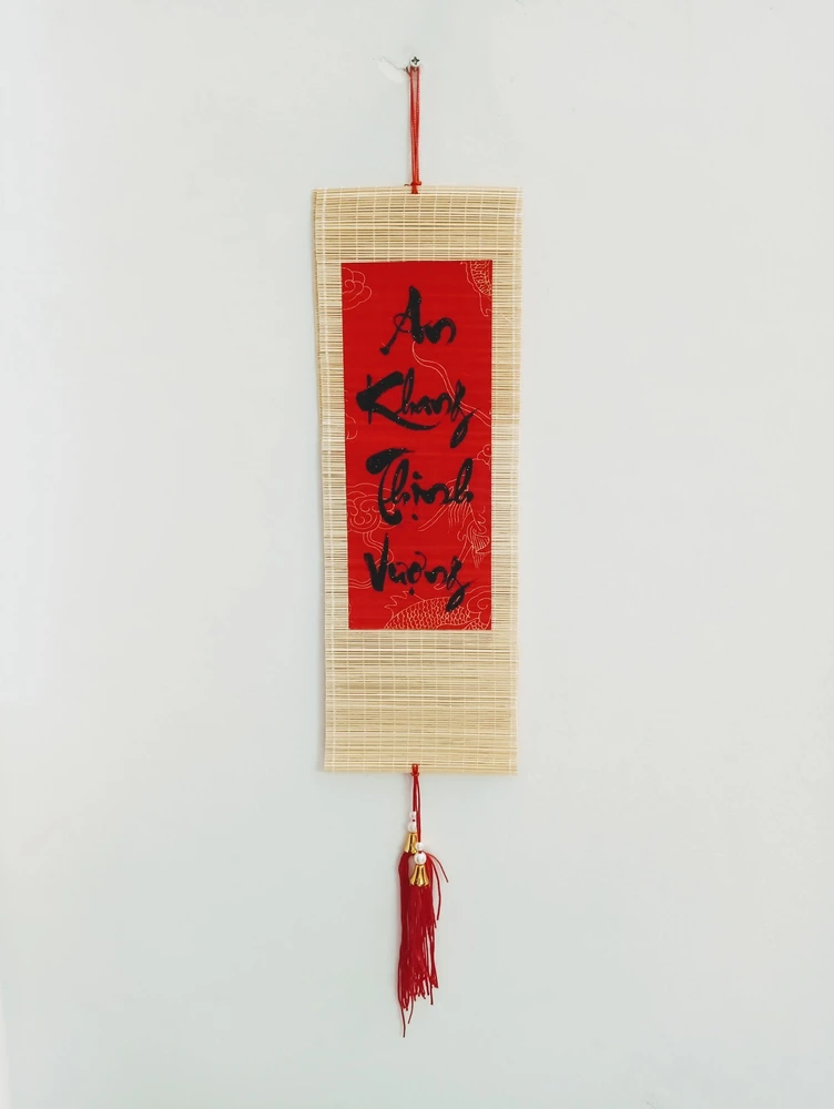 Liễn Mành Trang Trí Tết An khang thịnh vượng