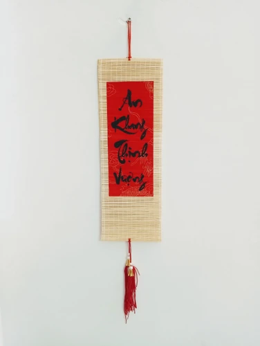 Liễn Mành Trang Trí Tết An khang thịnh vượng