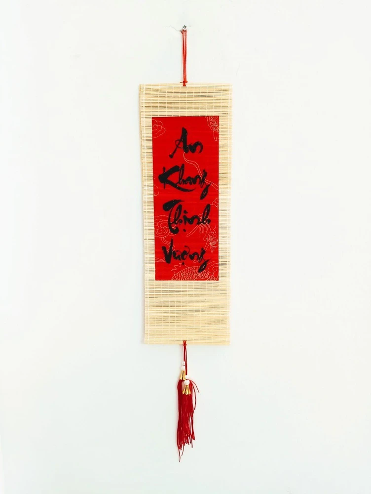 Liễn Mành Trang Trí Tết An khang thịnh vượng