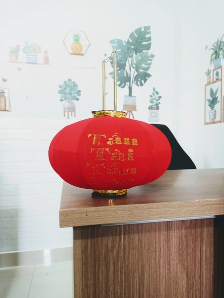 Lồng đèn đỏ trang trí tết 02