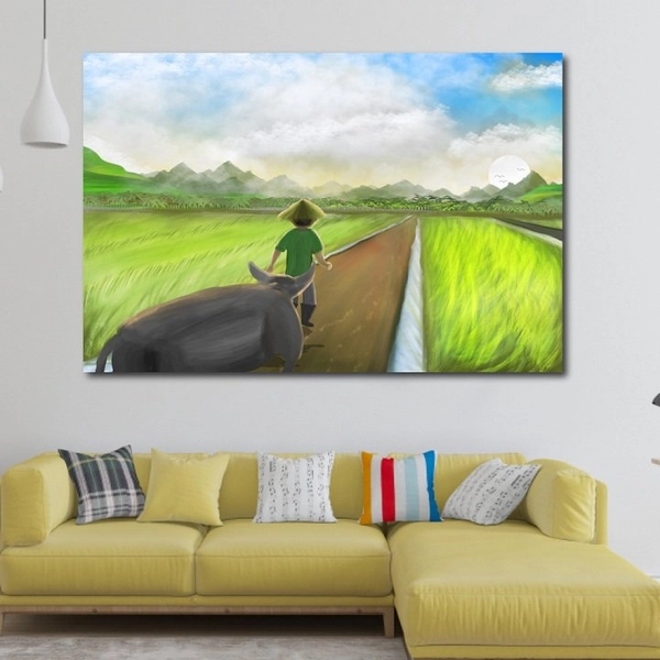 Tranh treo tường phong cảnh đồng quê