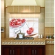 Dán bếp cherry đỏ size 60x90cm