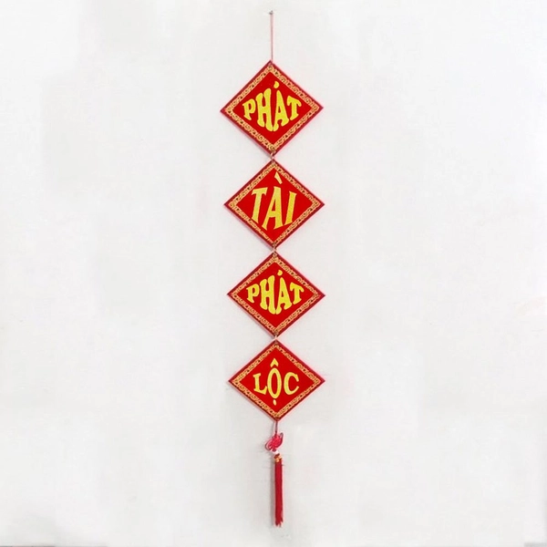 Liễn Vuông Phát Tài Phát Lộc Trang Trí Tết