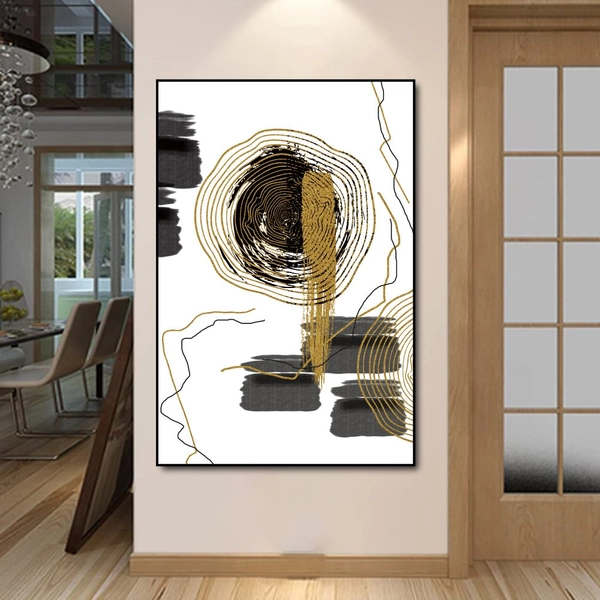 Tranh treo tường vòng xoắn nghệ thuật